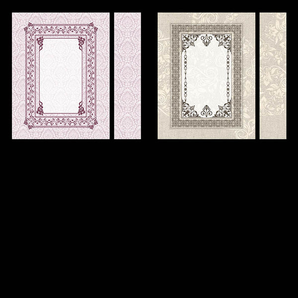 Damask Patterns on Linen Book Covers with Spine Vol 1 - 20 High Resolution Images - Instant Download Digital Clip art