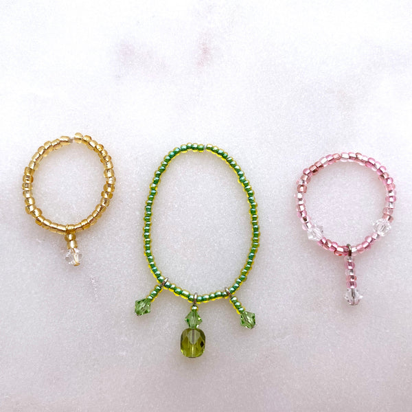 Mini Necklace for 6 inch figures 1:12 or 1:6 scale - Handmade Jewelry Crystals, Glass, Swarovski