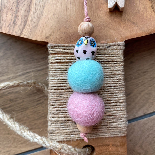Ceramic Owl & Wool Essential Oil Diffuser, Car Air Freshener, Car hanging, Car Freshies, Felt Wool Diffuser, Office Diffuser, Aromatherapy Closet Sachet