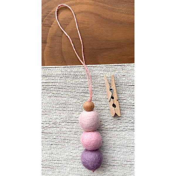 Essential Oil Diffuser with a Charm, Car Air Freshener, Car hanging, Car Freshies, Felt Wool Diffuser, Office Diffuser, Aromatherapy Closet Sachet