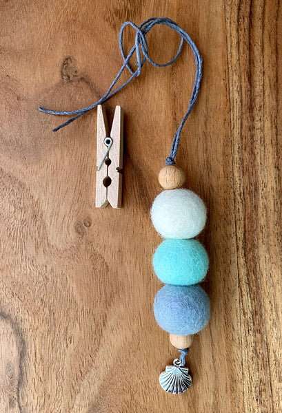 Essential Oil Diffuser with a Charm, Car Air Freshener, Car hanging, Car Freshies, Felt Wool Diffuser, Office Diffuser, Aromatherapy Closet Sachet