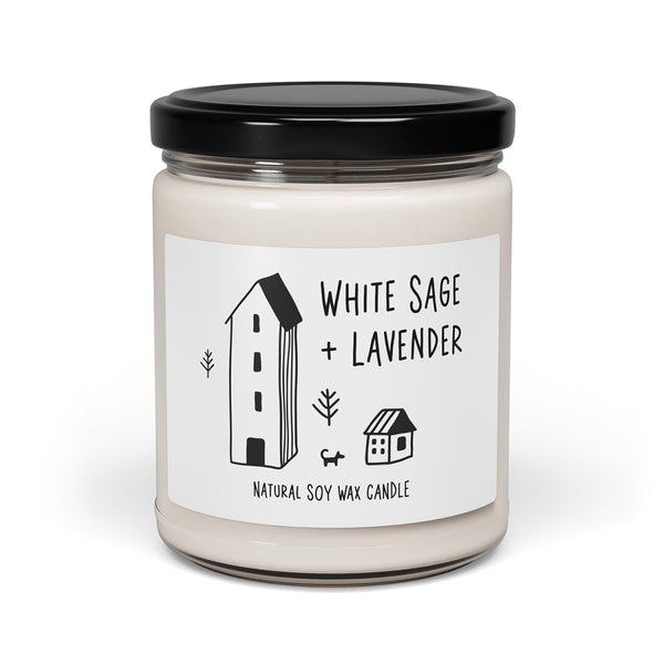 Relaxing Scented Soy Candle 9oz  | Aromatherapy Gift, Home Decor, Self-Care, Eco-Friendly, Candle Lovers