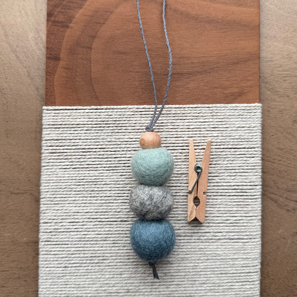 Essential Oil Diffuser with a Charm, Car Air Freshener, Car hanging, Car Freshies, Felt Wool Diffuser, Office Diffuser, Aromatherapy Closet Sachet