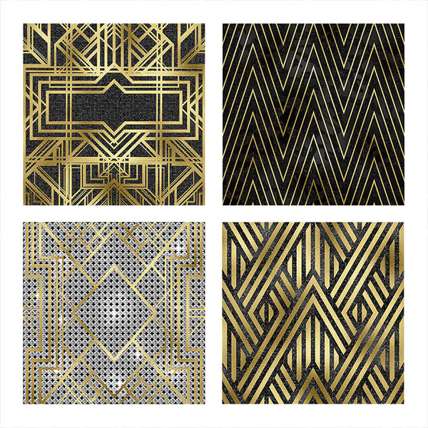 Art Deco Glam Diamonds And Glitter 1 Backgrounds Vol 2 - 12 High Resolution Images - Instant Download Digital Clip art