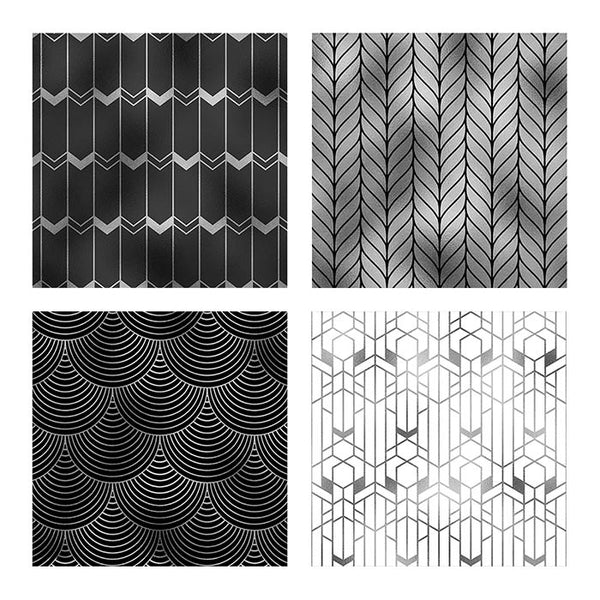 Art Deco White, Black & Grey Backgrounds Vol 1 - 16 High Resolution Images - Instant Download Digital Clip art