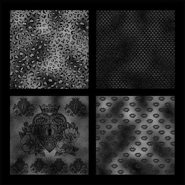 Black Glam Backgrounds Vol 1 - 16 High Resolution Images - Instant Download Digital Clip art