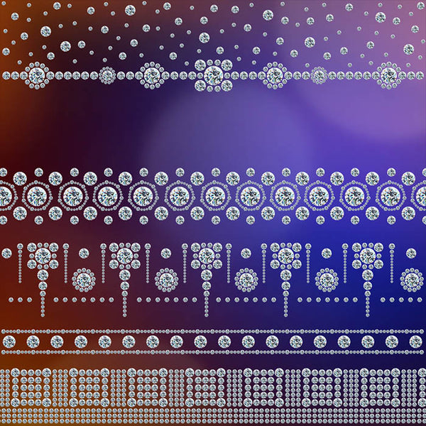 Diamonds Borders 05 Clip Art gemstone - 16 PNG Transparent Images High Resolution - Instant Download Digital Clipart