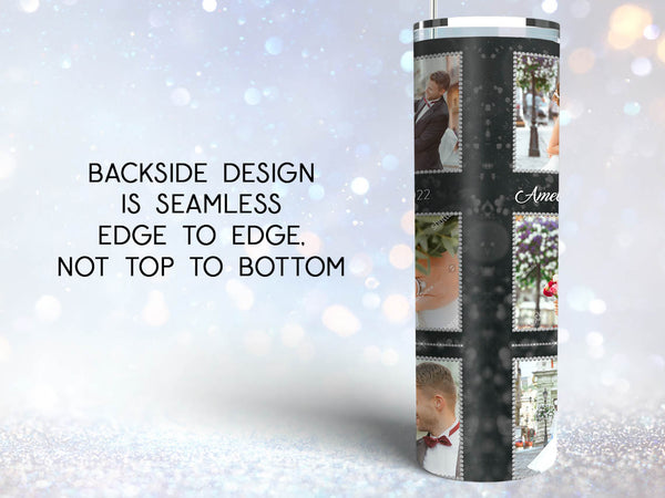 Tumbler Template Design - Diamonds Background PNG Sublimation 20 oz Skinny Tumbler High Resolution Instant Download Full Wrap Digital