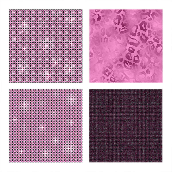 Glam Diamonds 01 Pink Glitter Texture Digital Paper Animal Prints - 10 Images High Resolution - Instant Download Digital Clip art