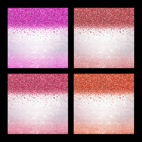 Glitter Ombre 18 Backgrounds - Instant Download Digital Clipart for Invitations Cards Party design Backdrop Scrapbooking Kids Crafts