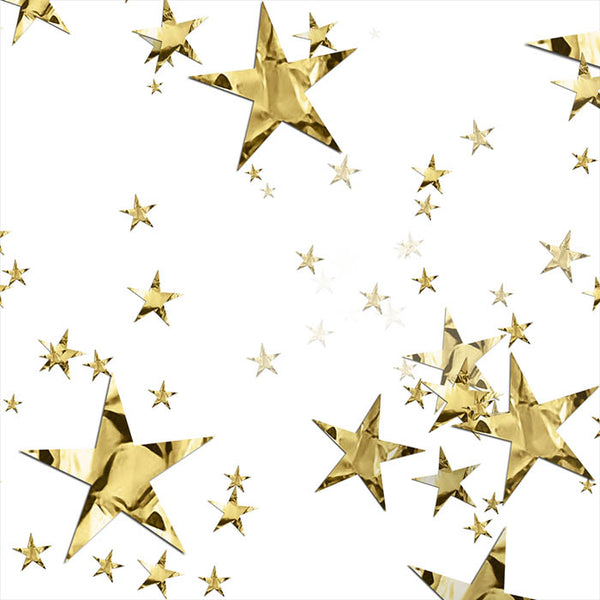 Stars Gold Foil - Stars Confetti 12 PNG Transparent Images - Instant Download Digital Clip art