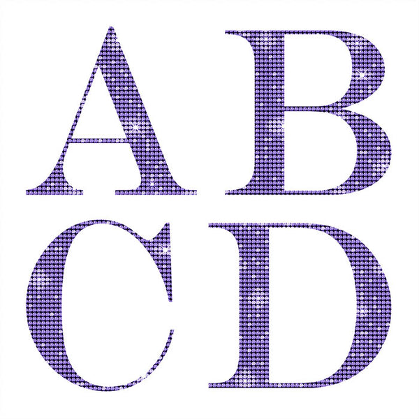 Letters Alphabet Diamonds Capital Letters 01 Purple - These are Clip Art NOT Font - 26 PNG Transparent Images - Instant Download Digital Clip art