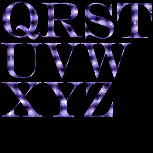 Letters Alphabet Diamonds Capital Letters 01 Purple - These are Clip Art NOT Font - 26 PNG Transparent Images - Instant Download Digital Clip art