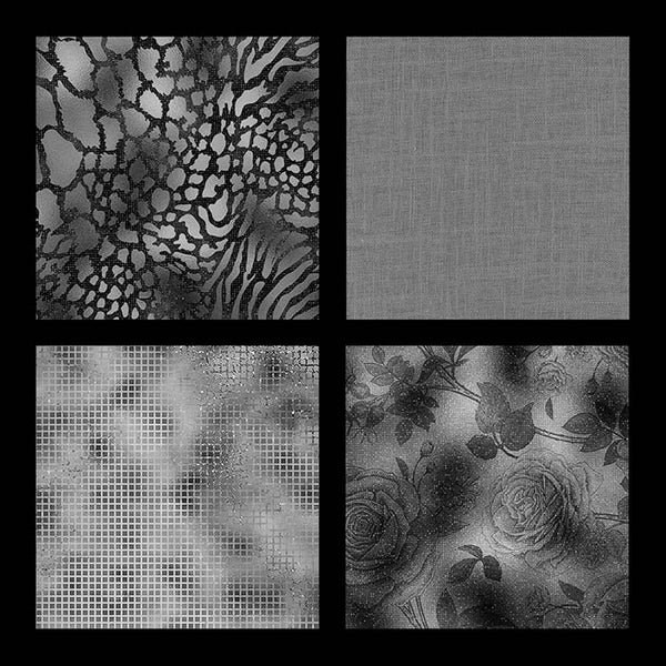 Luxury Black & White 02 Glitter Backgrounds - 14 High Resolution Images - Instant Download Digital Clip art