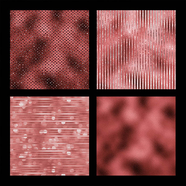 Luxury Rose Gold 02 Glitter Animal Prints Backgrounds - 14 High Resolution Images - Instant Download Digital Clip art