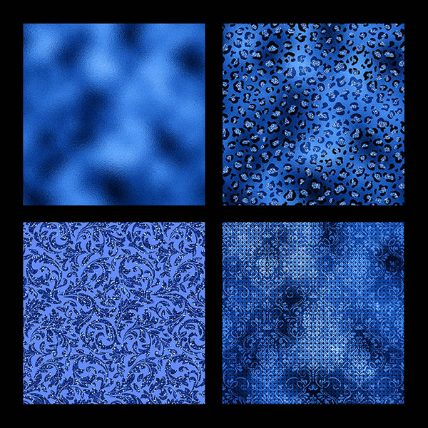 Luxury Royal Blue 01 Glitter Bokeh Backgrounds - 14 High Resolution Images - Instant Download Digital Clip art