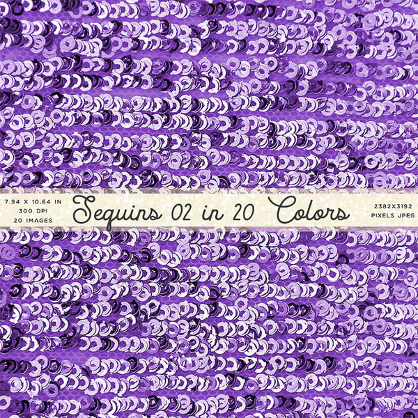 Sequins Group 02 in 20 Different Colors Digital Paper for Text, Objects, Backgrounds - Instant Download Digital Clip art