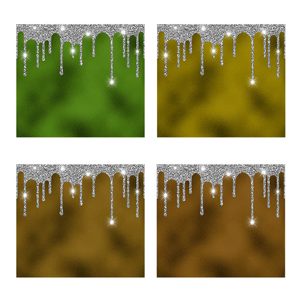 Tumbler Template Design - Silver Drip And Backgrounds PNG Sublimation 20 oz Skinny Tumbler High Resolution Instant Download Full Wrap Digital