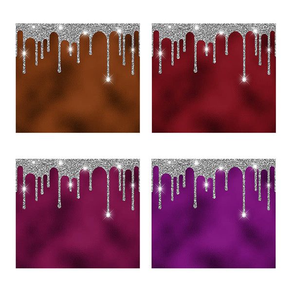 Tumbler Template Design - Silver Drip And Backgrounds PNG Sublimation 20 oz Skinny Tumbler High Resolution Instant Download Full Wrap Digital