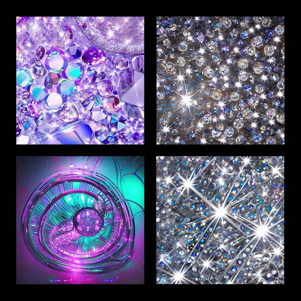 Sparkly Diamond Backgrounds 01 - 16 High Resolution Images - Instant Download Digital Clip art