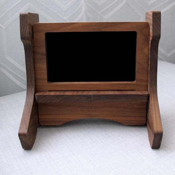 Nintendo Switch Arcade Bartop design Stand Handmade in USA Solid Hardwood, Gift for kids, Retro Video Game Decor, Walnut Cherry