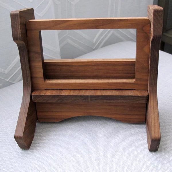 Nintendo Switch Arcade Bartop design Stand Handmade in USA Solid Hardwood, Gift for kids, Retro Video Game Decor, Walnut Cherry