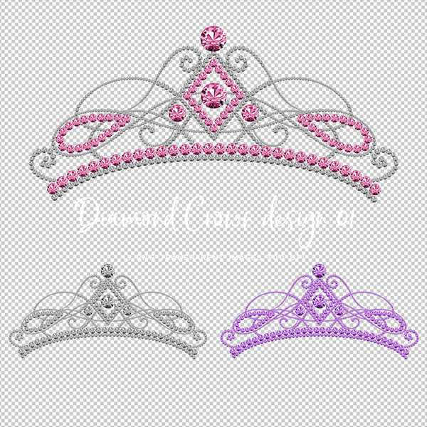Diamond Crown design 01 - 13 PNG Transparent Images High Resolution - Instant Download Digital Clipart