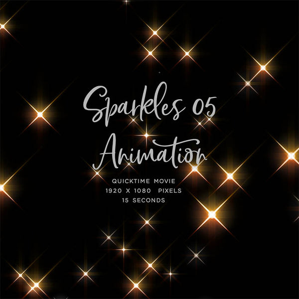 Sparkles 05 Quicktime Movie Animation with alpha Transparency for Tik Tok, youtube, etc. - Instant Download Digital Clip art