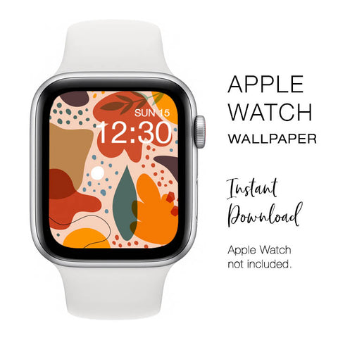 Apple Watch WALLPAPER - Abstract Collage 1 - Instant Download - Watch Background Apple Watch face design