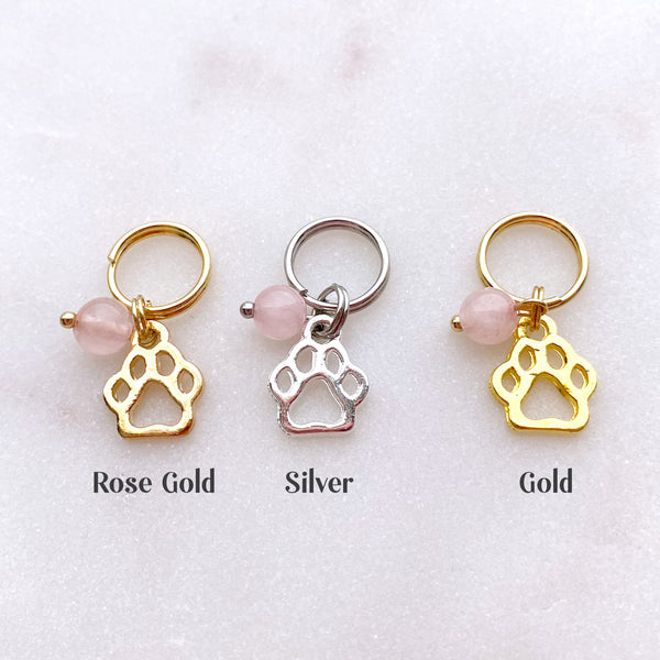 Pet Collar Charm Crystals for Pets Dog or Cat Collar Accessories Dog Cat Gift - Natural Crystal Gemstone - Handmade Jewelry