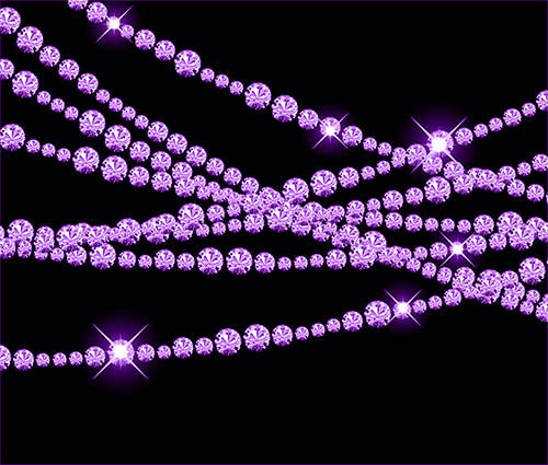 Diamond Garlands Like Lights Purple - Clip Art diamonds hanging gemstone - 7 PNG Transparent Images High Resolution Instant Download Digital Clipart