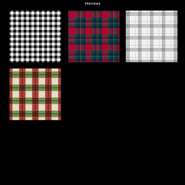 Plaid Background Patterns Set 1 - 22 JPG Images - Instant Download Digital Clip art