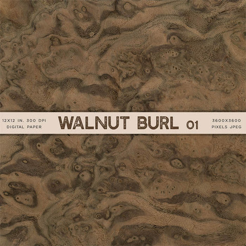 Wood Walnut Wood Burl 01 - From Real Natural Wood Digital Paper for Text, Objects, Backgrounds Texture - Instant Download Digital Clip art