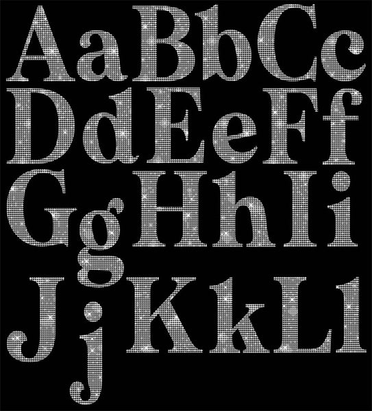 Letters Capital & Lower Case Diamond Alphabet 03 - These are Clip Art NOT Font - 52 PNG Transparent Images - Instant Download Digital Clip art
