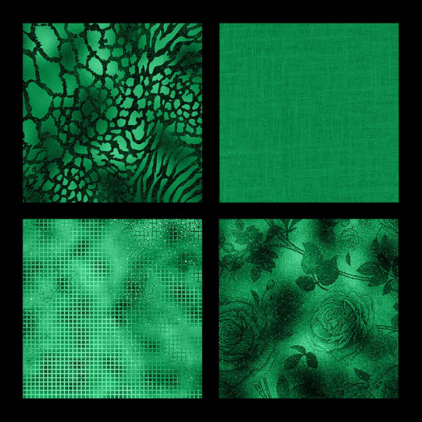 Luxury Green 02 Glitter Backgrounds - 14 High Resolution Images - Instant Download Digital Clip art