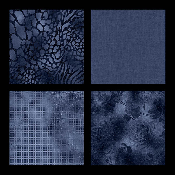 Luxury Navy Blue Backgrounds Vol2 Glitter Foil Texture Digital Paper - 14 High Resolution Images - Instant Download Digital Clip art