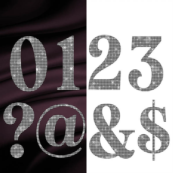 Numbers and Symbols Diamonds 03b - These are Clip Art NOT Font - 21 PNG Transparent Images - Instant Download Digital Clip art