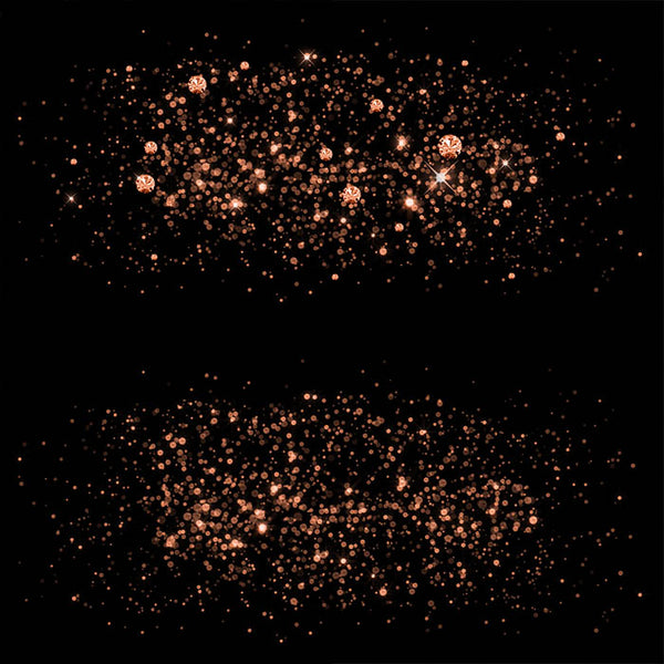 Orange Round Glitter Dust & Diamonds 01 - sparkly 8 PNG Transparent Overlays High Resolution - Instant Download Digital Clip art