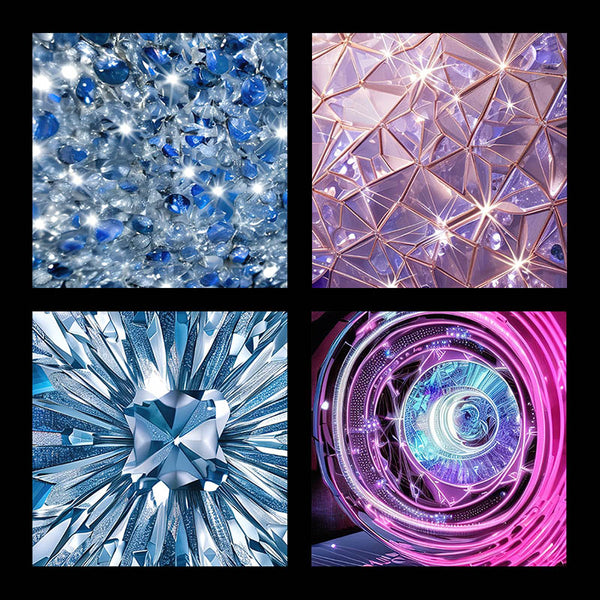 Sparkly Diamond Backgrounds 01 - 16 High Resolution Images - Instant Download Digital Clip art