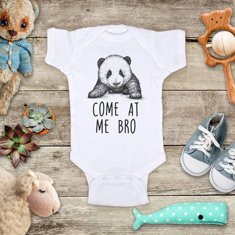 Come At Me Bro Panda funny and cute kids baby onesie shirt - Infant & Toddler Youth Soft Fine Jersey Shirt