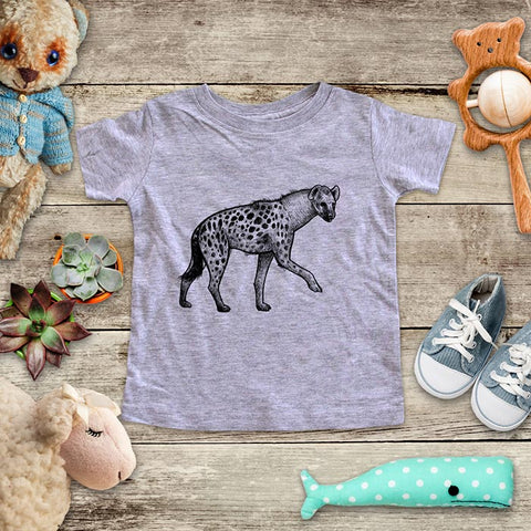Hyena Animal zoo trip baby onesie shirt - Infant & Toddler Youth Soft Fine Jersey Shirt