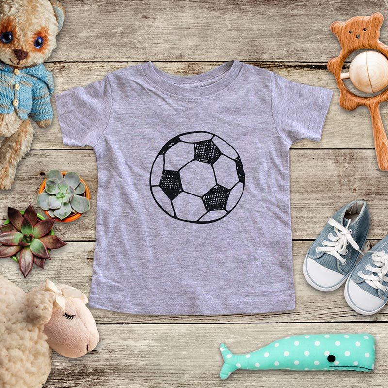 Soccer ball sports activity fun baby onesie Infant, Toddler & Youth Soft Shirt